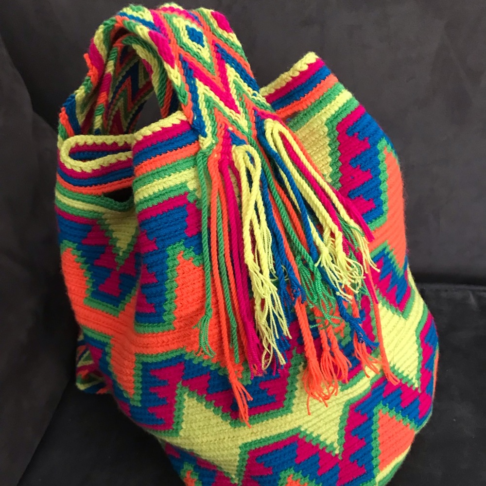 Satchel- bag- bolso tejido.
